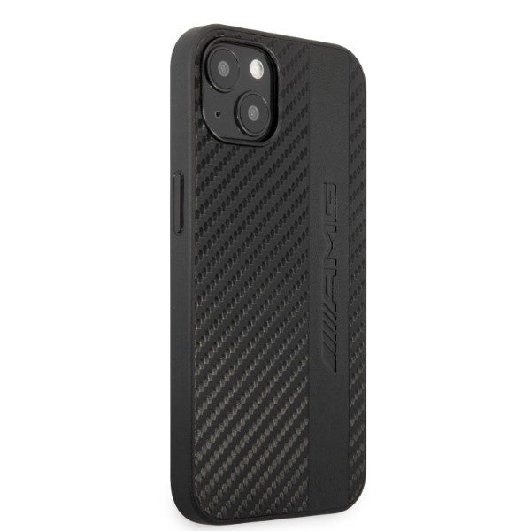 amg-hulle-fur-iphone-13-6-1-schwarz-hard-case-carbon-stripe-embossed