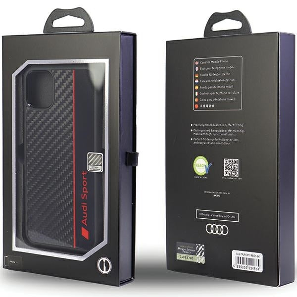 audi-hulle-carbon-fiber-stripe-iphone-11-xr-6-1schwarz-hardcase