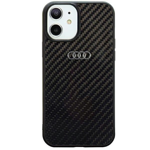 Audi Hülle Carbon Fiber case für iPhone 11 / Xr 6.1"schwarz hardcase