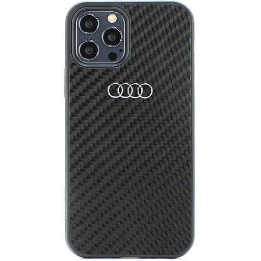 Audi Hülle Carbon Fiber case für iPhone 12/12 Pro 6.1"schwarz hardcase