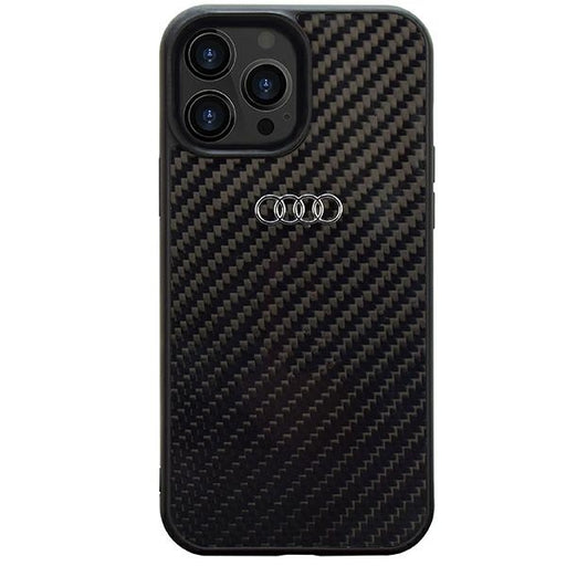 Audi Hülle Carbon Fiber case für iPhone 14 Pro 6.1"schwarz hardcase