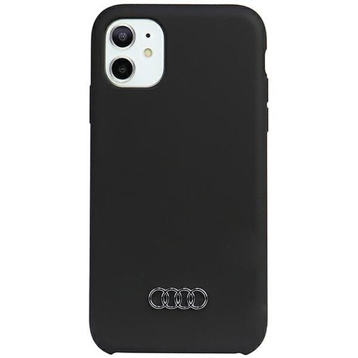 Audi Silikon Hülle Case für iPhone 11 / Xr 6.1 Schwarz hardcase