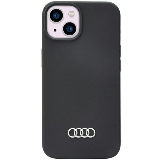 Audi Silikon Hülle für iPhone 14 / 15 / 13 6.1"schwarz hardcase