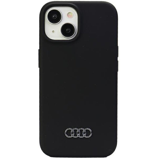 Audi Silikon Hülle für iPhone 15 / 14 / 13 6.1"schwarz hardcase