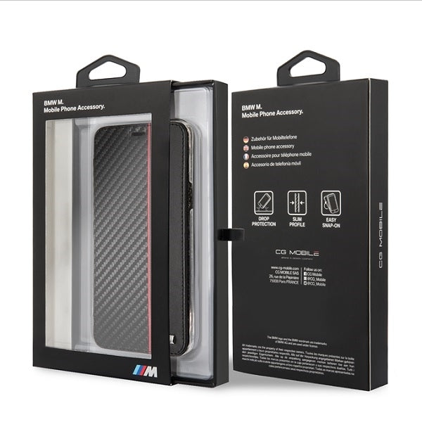 Samsung Galaxy S9 Plus Handytasche - BMW - Bi-Material Carbon - Book Case
