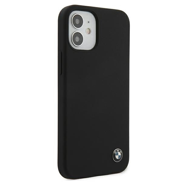 schutzhulle-etui-bmw-iphone-12-mini-5-4-schwarz-hardcase-silikon-signature