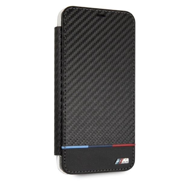 iPhone XsMax Schutzhülle BMW -TPU Material - Carbon Ledertasche Handyhülle