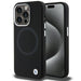 BMW Hülle für iPhone 15 Pro 6.1"schwarz Signature Liquid Silikone MagSafe