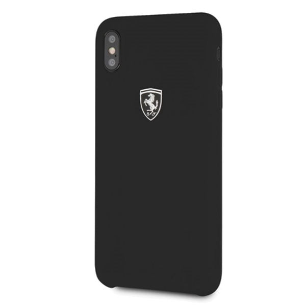 iPhone XS Max Hülle - Ferrari - Off Track - Silikon Schutzhülle - Schwarz