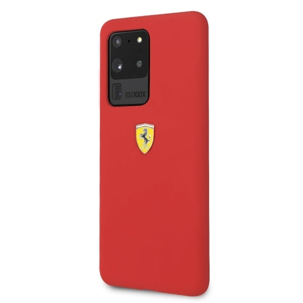 Samsung Galaxy S20 Ultra Hülle Ferrari SF Silikon Cover Rot