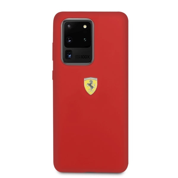 Samsung Galaxy S20 Ultra Hülle Ferrari SF Silikon Cover Rot