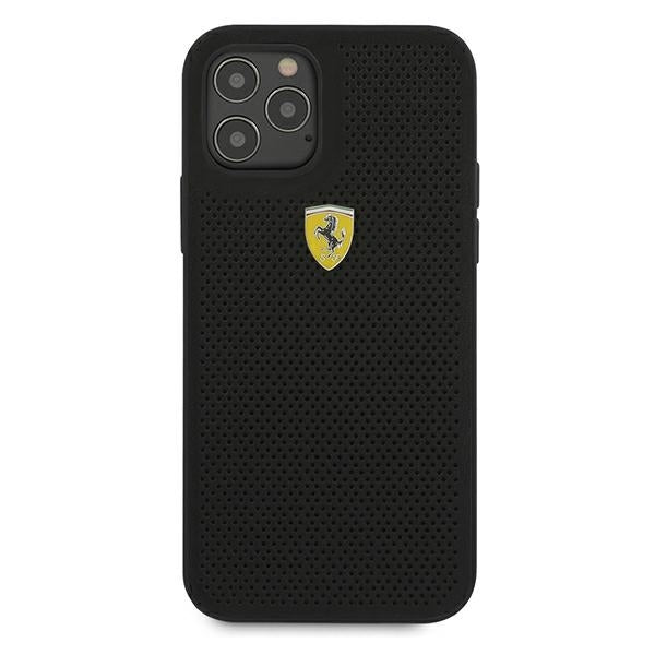 iphone-12-12-pro-6-1-hulle-ferrari-off-track-perforated-cover-schwarz