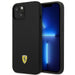 Ferrari Hülle für iPhone 14 6,1" /Schwarz hard Case Silikon Metal Logo