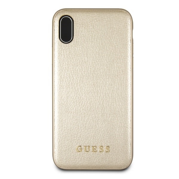 iphone-x-xs-hulle-geuss-iridescent-hard-case-gold
