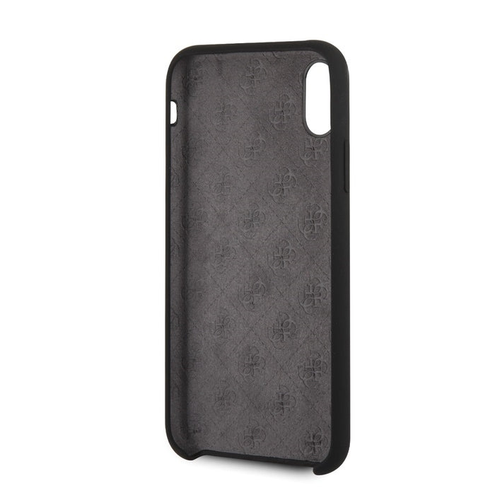 iPhone X/XS Handyhülle - Guess Silikone - Hard cover - Schwarz