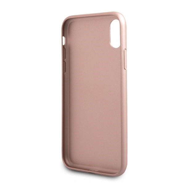 iPhone XS Max Handyhülle - Guess - Iridescent TPU- Hardcover -Rosa Gold