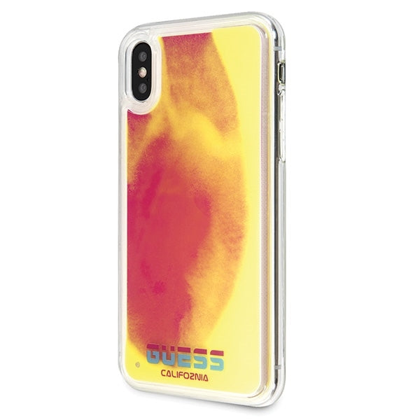 iphone-x-xs-handyhulle-guess-glow-in-the-dark-pc-tpu-cover-sand-rosa