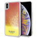 iPhone XS Max Handyhülle Guess Glow in The Dark PC/TPU Cover Sand/Rosa