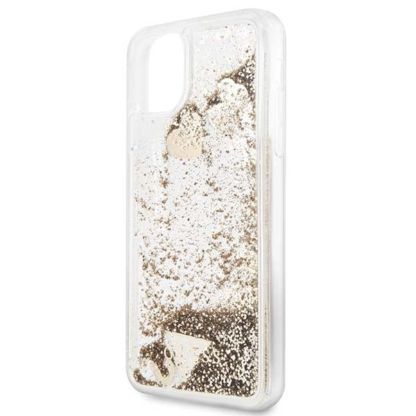 iphone-11-pro-max-hulle-guess-glitter-hearts-cover-gold