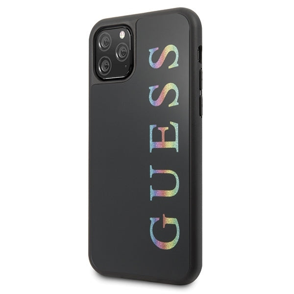 iphone-11-pro-hulle-guess-multicolor-glitter-cover-schwarz