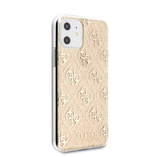iphone-11-hulle-guess-4g-glitter-cover-gold-1