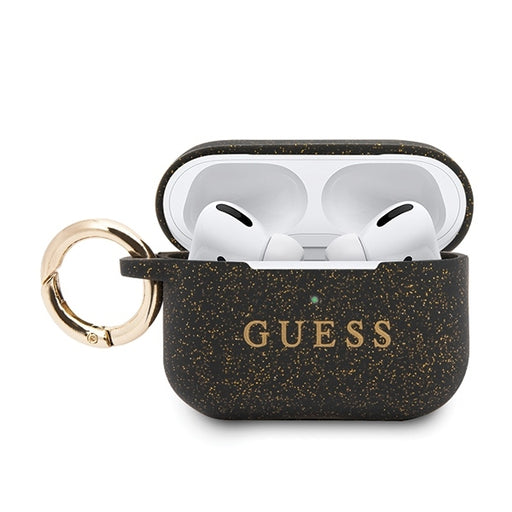 Airpods Pro Hülle Guess Silikon Cover Schwarz