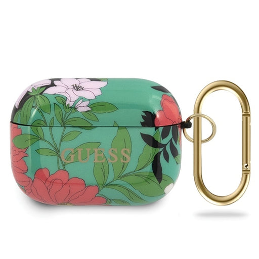 Guess Hülle für AirPods Pro cover Grün N.1 Flower Collection
