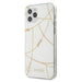 Schutzhülle Guess iPhone 12/12 Pro 6,1" /weiss hardcase Gold Chain Collection