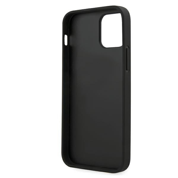 Schutzhülle Guess iPhone 12/12 Pro 6,1" /braun hardcase 4G Triangle Collection