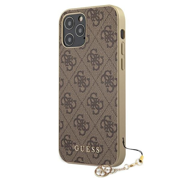 guess-4g-charms-iphone-12-12-pro-6-1-braun-hard-case-braun-handyhulle