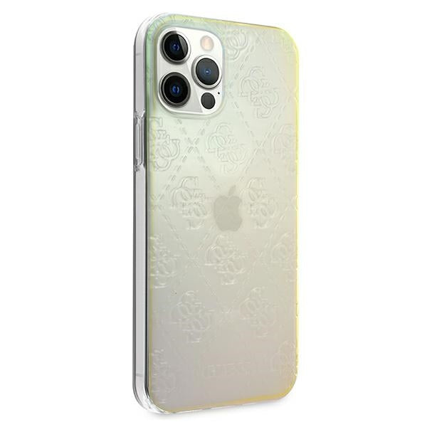 Schutzhülle Guess iPhone 12/12 Pro 6,1" /iridescent hardcase 4G 3D Pattern