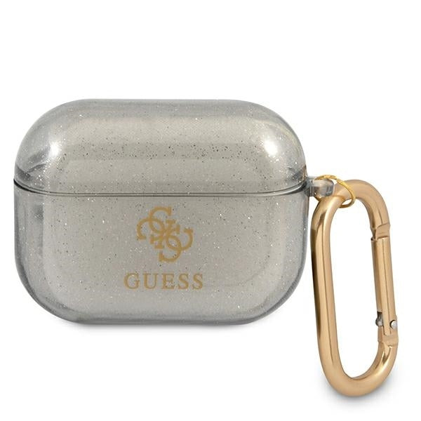 Guess AirPods Pro Hülle schwarz Glitter Collection