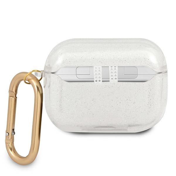 Guess AirPods Pro Hülle Transparent Glitter Collection