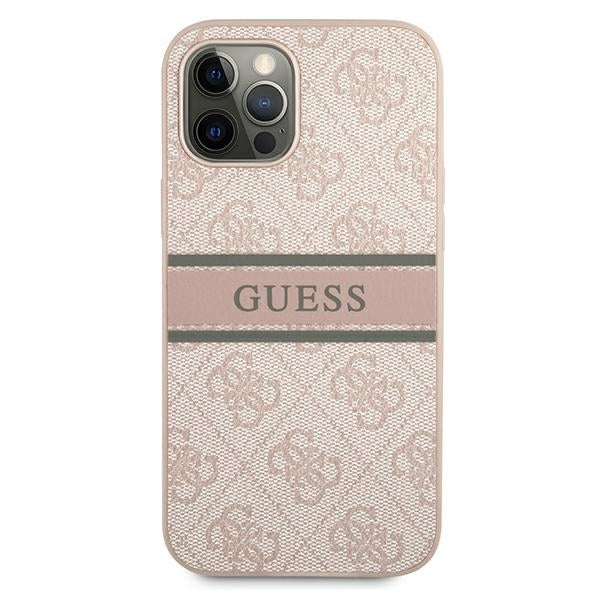 guess-hulle-fur-iphone-12-12-pro-6-1-rosa-hardcase-4g-stripe