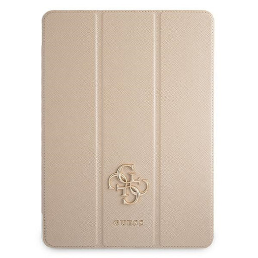 Guess Hülle für iPad 11" 2021 Book Cover /gold Saffiano Collection