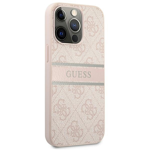 guess-hulle-fur-iphone-13-pro-13-6-1-rosa-hardcase-4g-stripe