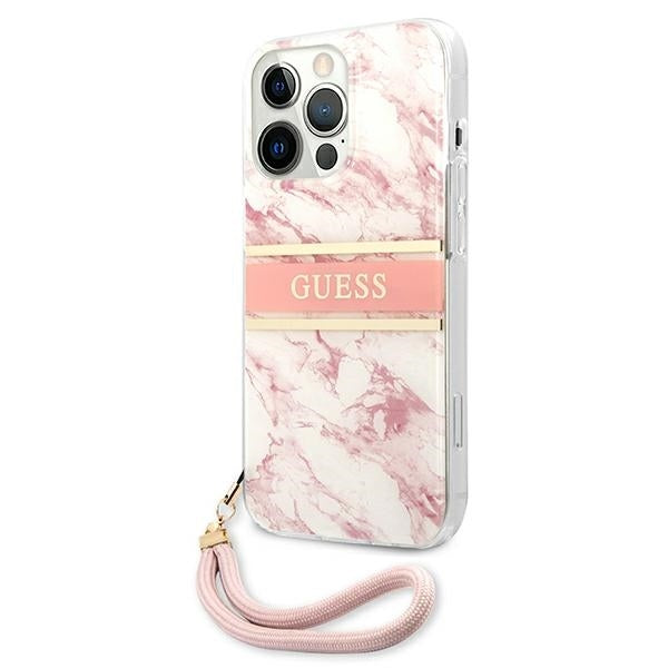 guess-hulle-fur-iphone-13-pro-max-6-7-rosa-hardcase-marble-strap-collection