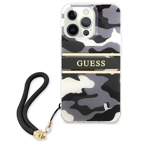 guess-hulle-fur-iphone-13-pro-13-6-1-schwarz-case-camo-strap-collection