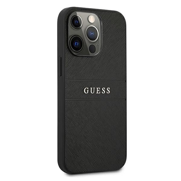 guess-hulle-fur-iphone-13-pro-max-schwarz-saffiano-strap
