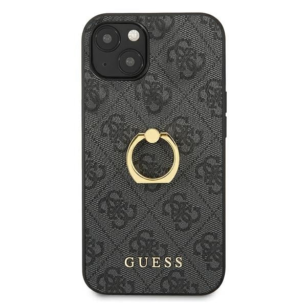 guess-hulle-fur-iphone-13-mini-5-4-grau-hardcase-4g-with-ring-stand