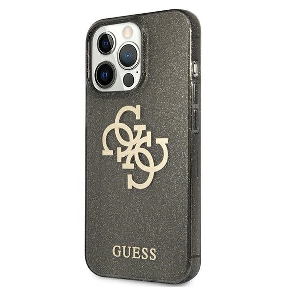 guess-hulle-fur-iphone-13-pro-max-6-7-schwarz-hard-case-glitter-4g-big-logo
