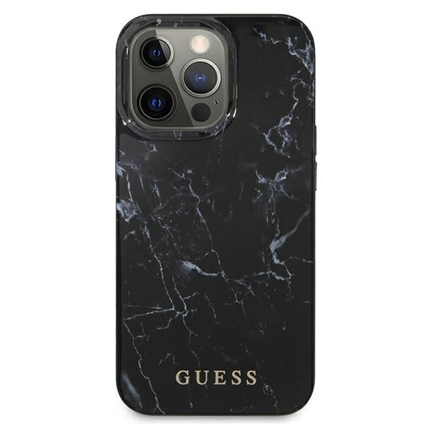 guess-hulle-fur-iphone-13-pro-max-6-7-schwarz-hardcase-marble