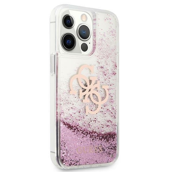 guess-hulle-fur-iphone-13-pro-max-6-7-rosa-hardcase-4g-big-liquid-glitter