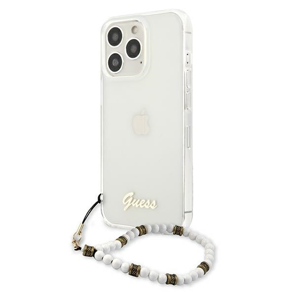 guess-hulle-fur-iphone-13-pro-13-6-1-transparent-hardcase-weiss-pearl