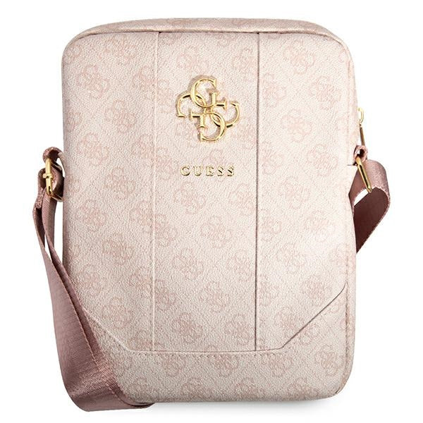 Guess Tasche Torba für Tablet 10 Zoll Rosa 4G Big Metal Logo