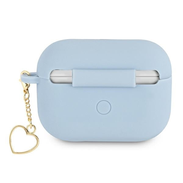 Guess AirPods Pro Hülle rosa/blue Silikon Charm Heart Collection