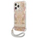 guess-hulle-fur-iphone-13-pro-13-6-1-gold-hardcase-flower-strap
