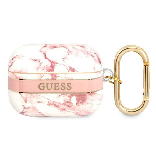 Guess Hülle Für AirPods Pro cover /Rosa Marble Strap Collection