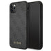 Guess Hülle für iPhone 11 Pro Max 6,5" /Grau hard Case 4G Metal Gold Logo