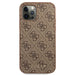 guess-hulle-fur-iphone-12-12-pro-6-1-braun-hard-case-4g-metal-gold-logo